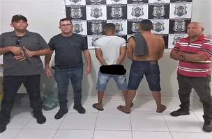 PM prende acusados de homicídio e tentativa de feminicídio (Foto: PM PI)