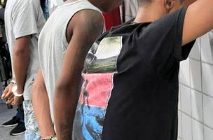 Presos suspeitos da morte do estudante (Foto: Divulgação)