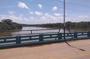 Rio Longá (Foto: Reprodução/ Defesa Civil do município)