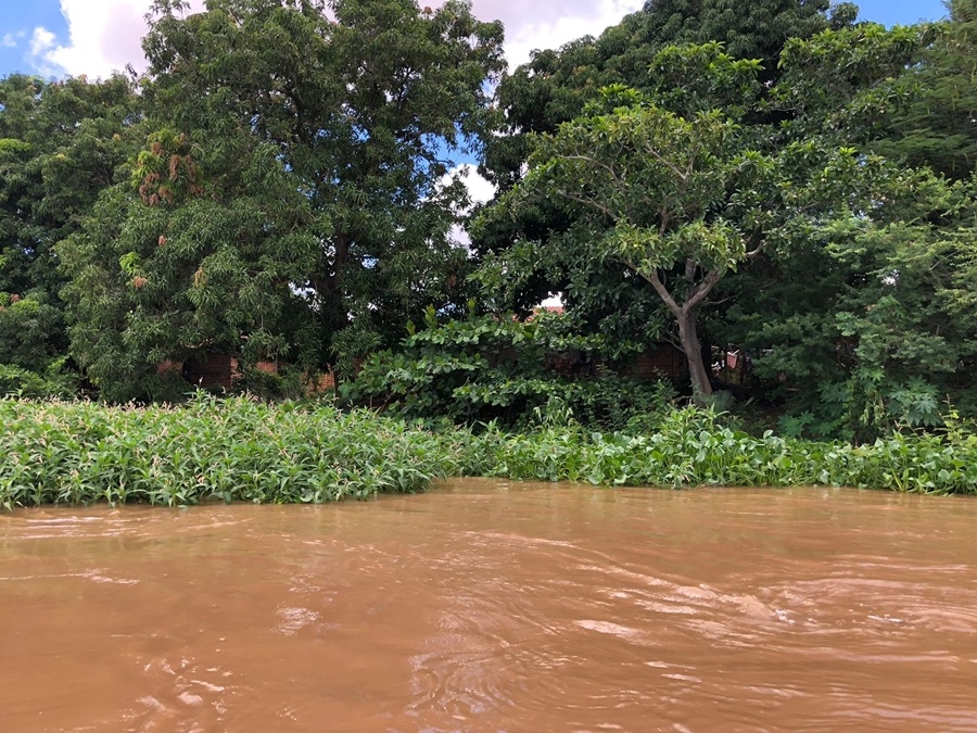 Rio Parnaíba encontrando o Rio Poty