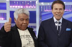 Sílvio Santos e Roque (Foto: SBT)