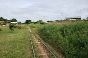 Trecho da linha férrea em Teresina (Foto: Divulgação)