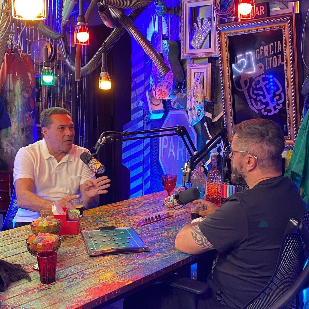 Vanderlei Luxemburgo em entrevista ao podcast 'Inteligência Ltda'.