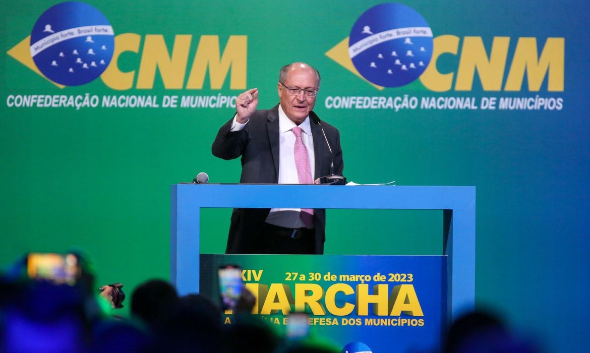 Vice-presidente Geraldo Alckmin na 24ª Marcha a Brasília em Defesa dos Municípios