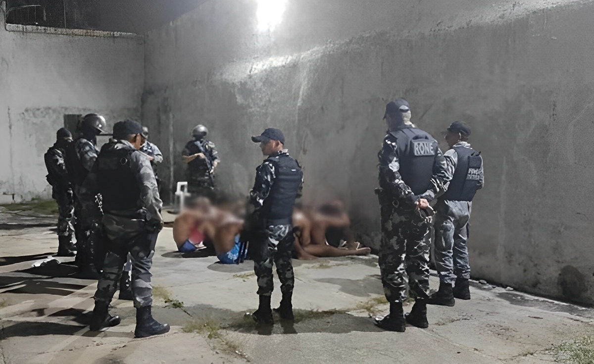 A Polícia Militar conseguiu conter o princípio de rebelião