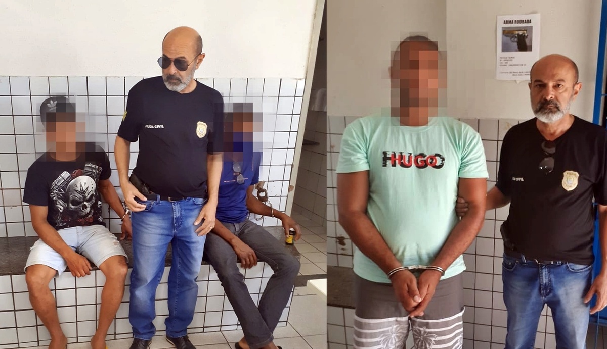 Acusados de estupro presos em Nazária