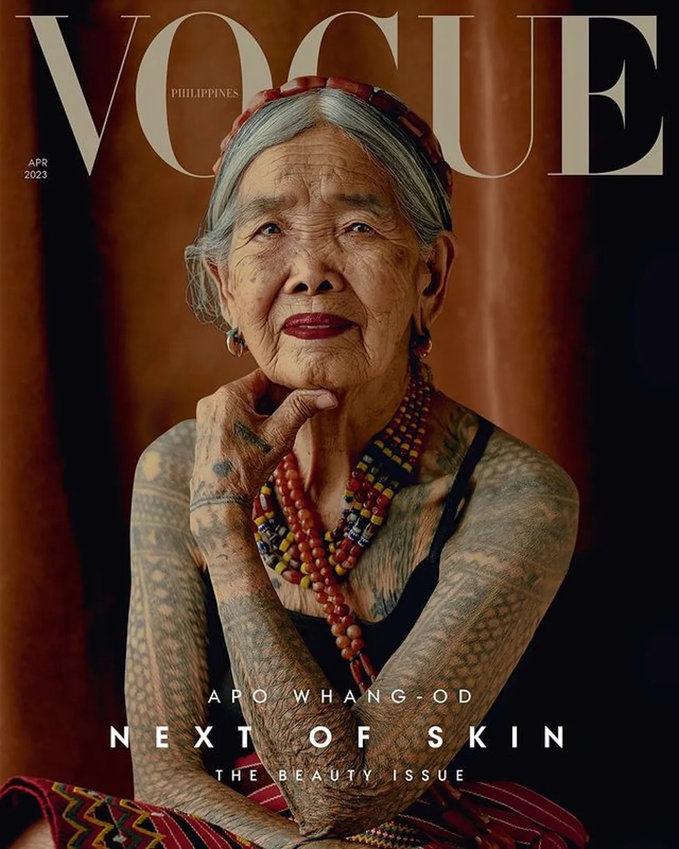 Apo Whang-Od é destaque na edição da revista nas Filipinas