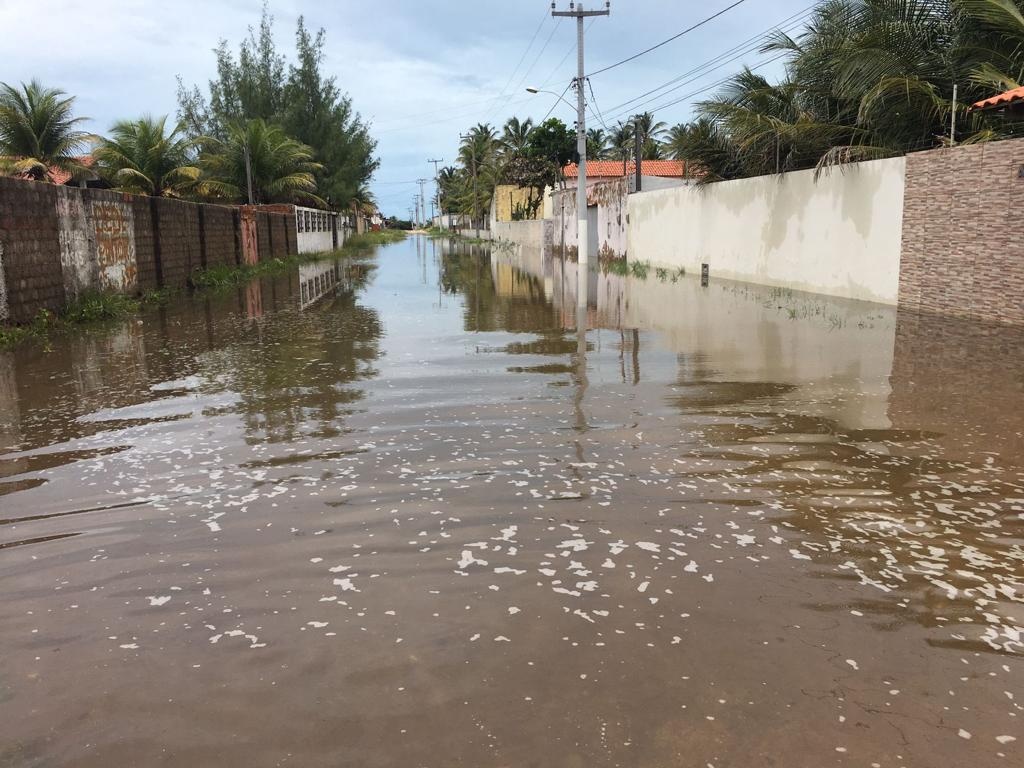 Cheias em Luís Correia