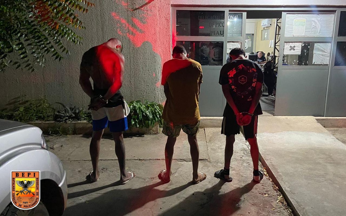 Dois dos indicíduos capturados são menores