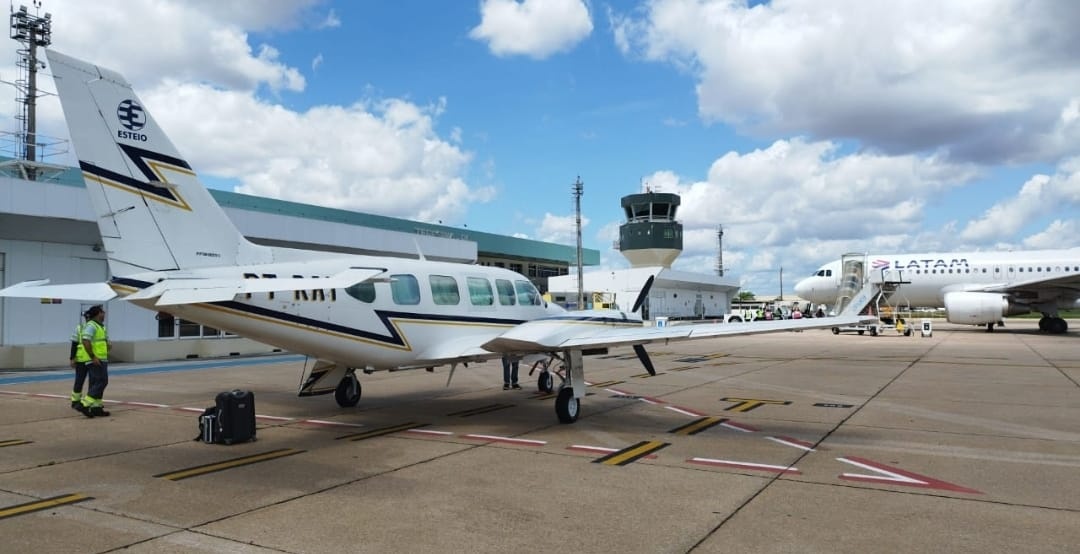 Duas aeronaves estão na capital para o mapeamento aéreo de Teresina