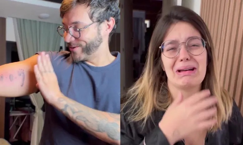 Eliezer homenageia Viih Tube com tatuagem