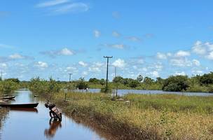 Fortes chuvas deixam mais de 300 famílias ilhadas em município do Piauí (Foto: Governo do Piauí/Divulgação)