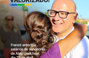 Franzé faz campanha pela prefeitura usando a folha de pagamento da Alepi (Foto: Reprodução)