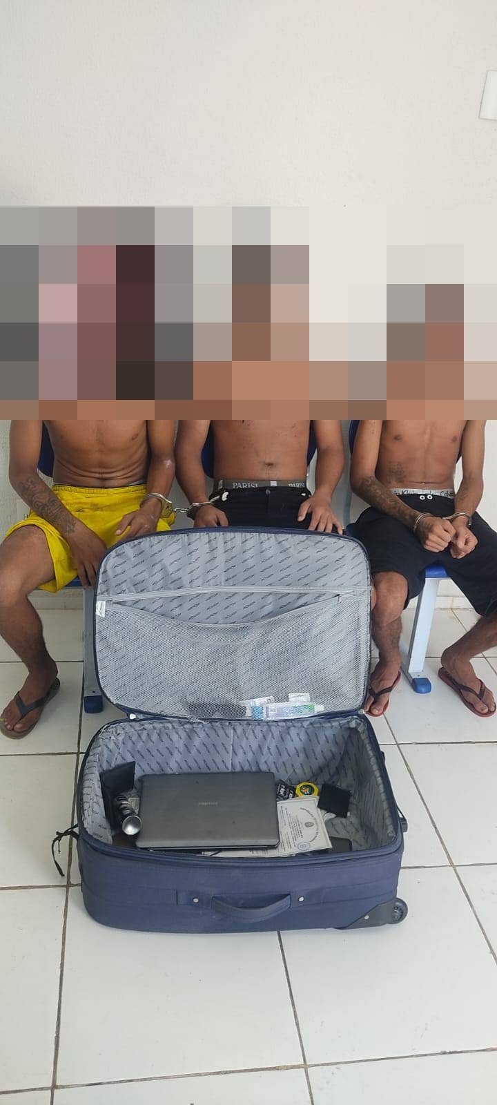 Homens com colete balístico e drogas são presos em Demerval Lobão