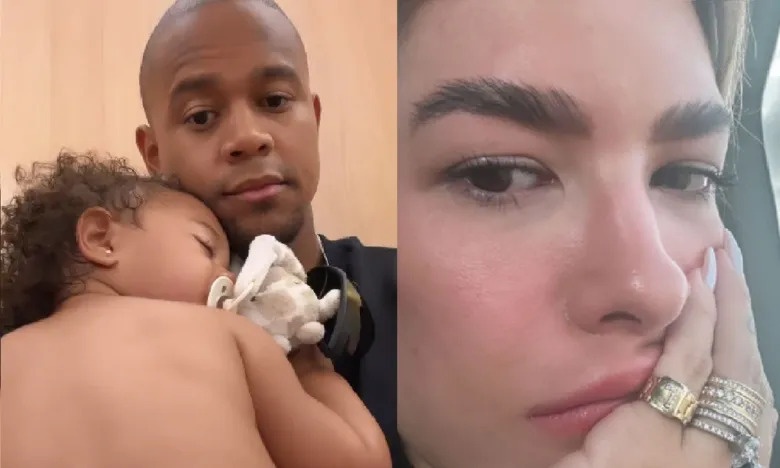 Leo Santana e filha
