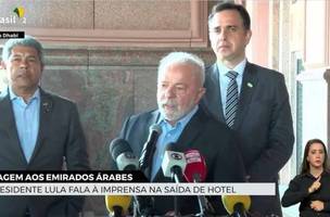 Lula diz que acordos fechados com China e Emirados Árabes superam R$ 62,5 bi (Foto: Reprodução/TV Brasil)