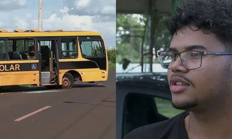 O jovem conseguiu tirar o veículo da rodovia e desviar para o acostamento