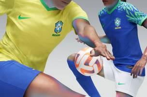 O novo uniforme vai ser usado pela primeira vez no jogo contra a Inglaterra nesta quinta-feira (06) (Foto: Reprodução)