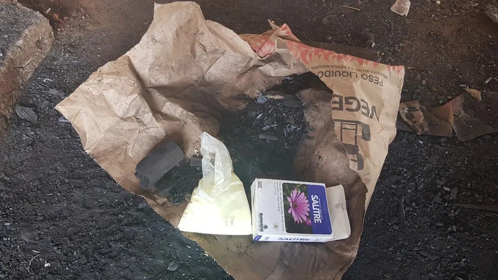 Os explosivos eram feitos com produtos irregulares