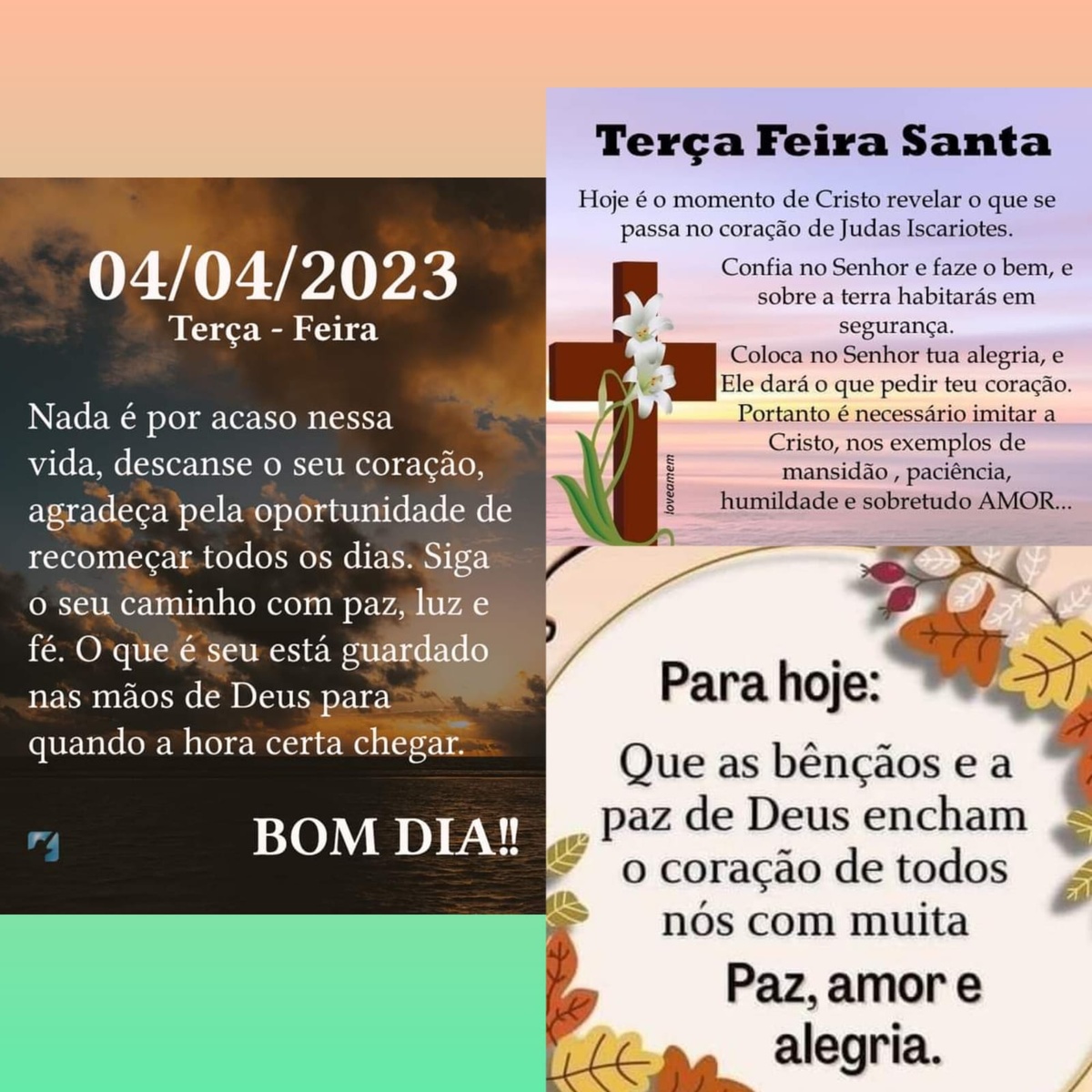 Pensamento do dia