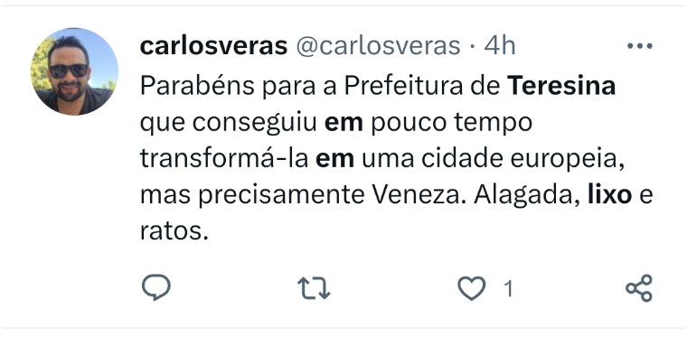 População se revolta com o descaso na cidade