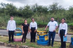 SEMDUH promove ação interativa de educação ambiental para crianças em escola (Foto: PMT/Divulgação)