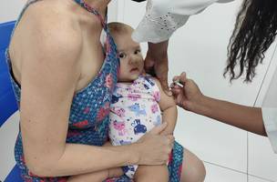 Vacinação contra gripe (Foto: PMT/Divulgação)