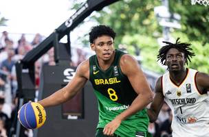 A seleção masculina não sofreu derrotas no torneio (Foto: Divulgação/ FIBA 3x3)