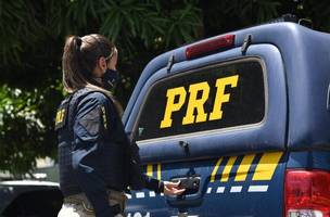 Ação da PRF (Foto: PRF/Divulgação)