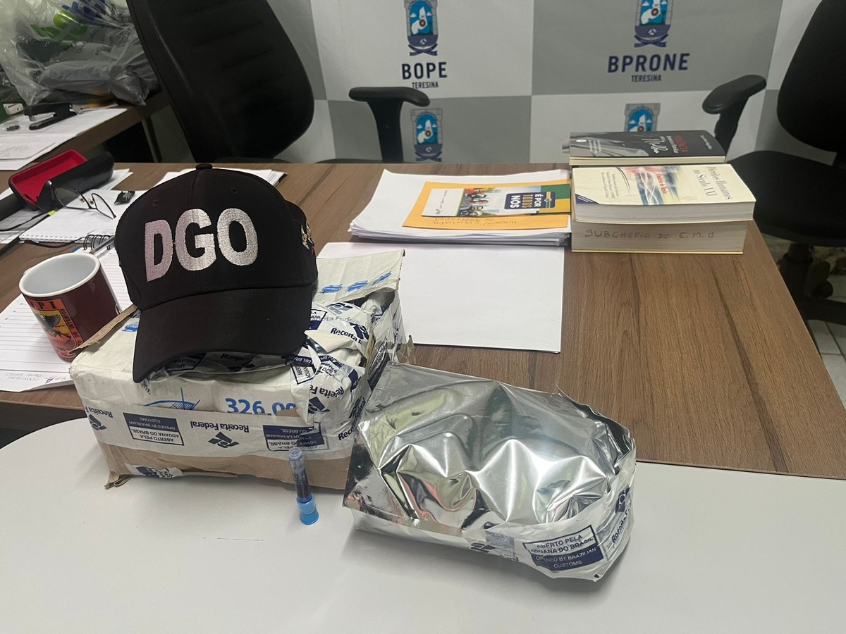 Drogas apreendidas na agência dos Correios em Teresina