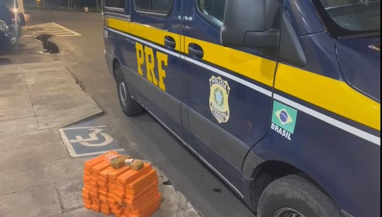 Drogas encontradas em ônibus