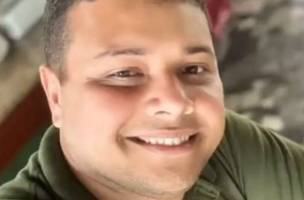Gordinho do Peixe, o covarde agressor de Pamela. Ele é aposentado por invalidez pelo INSS, mas nas horas de folga um covardão (Foto: Reprodução)