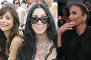 Ivete e Cher em desfile (Foto: Reprodução/ Instagram)