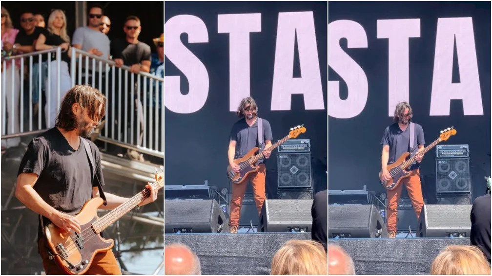 Keanu Reeves se apresenta com a banda Dogstar pela primeira vez em mais de 20 anos