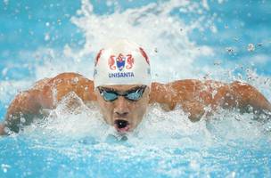 Léo de Deus conquista bronze nos 200 metros borboleta (Foto: Sátiro Sodré/ CBDA)