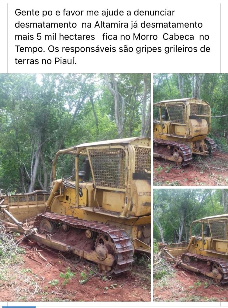 Moradores pedem ajuda para salvar Serra Vermelha