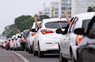 Motoristas por aplicativo vão paralisar nesta segunda (Foto: Marcelo Camargo/Agência Brasil)