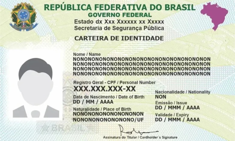 Novo modelo da Carteira de Identidade