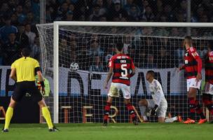 O empate deixa o rubro-negro como vice-líder do grupo (Foto: Reprodução/ Conmebol)