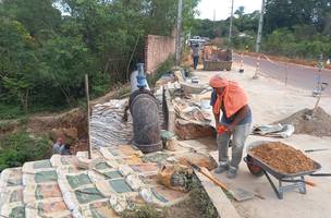Obras no local que pizzaiolo morreu devem ser concluídas nesta semana (Foto: PMT/Divulgação)