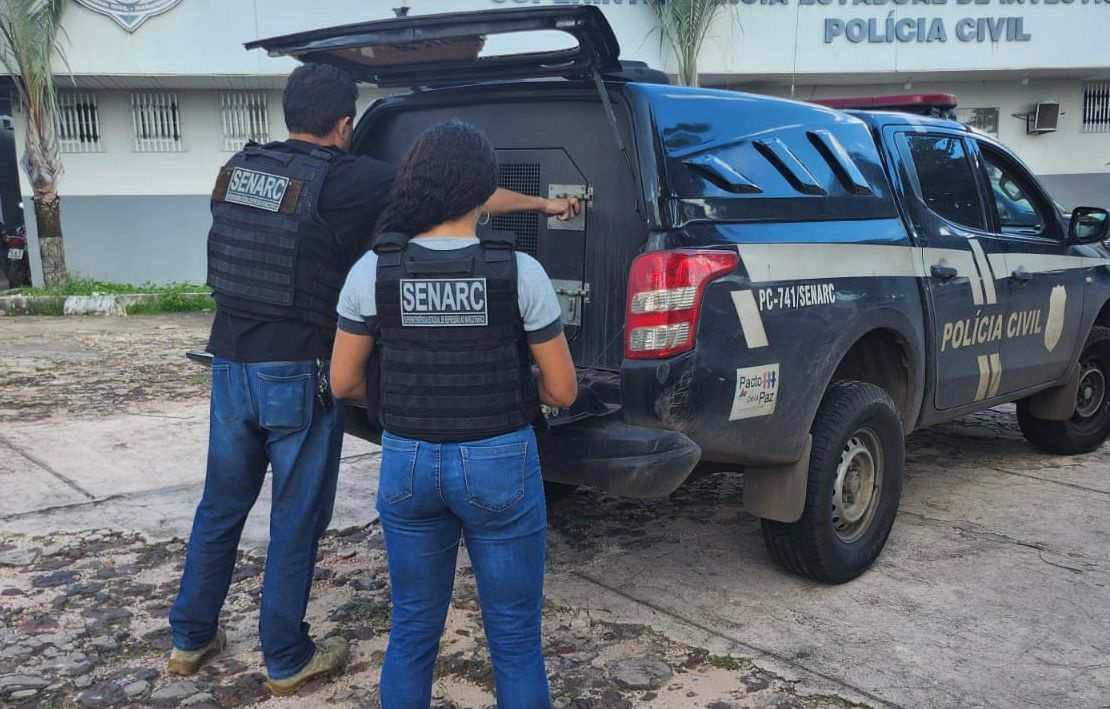 Policia civil prende acusado de violência doméstica
