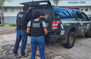 Policia civil prende acusado de violência doméstica (Foto: Polícia Civil)