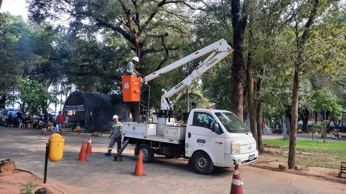 Posto temporário é instalado