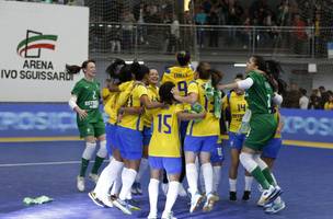 Seleção Brasileira Feminina de Futsal é campeã invicta do Torneio Internacional em Xanxerê (Foto: CBF)