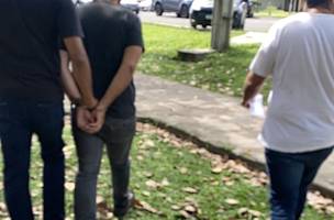 Servidor da UFPI é preso enquanto chegava no local (Foto: Polícia Civil)