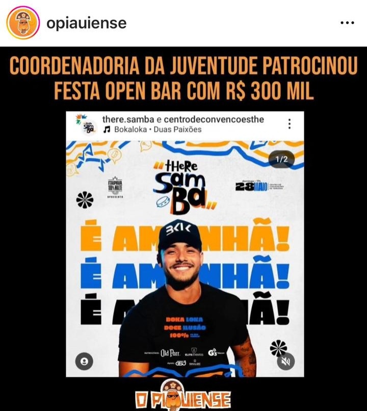 A festa que sangra os cofres públicos na mistura de drogas com drogas (O Piauiense)