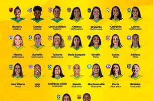 A lista de convocadas inclui Adriana 'Maga' (Foto: Reprodução)