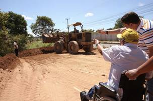 A previsão é que a rotatória seja concluída até o final de 2023. (Foto: SEMCOM da Prefeitura de Teresina)