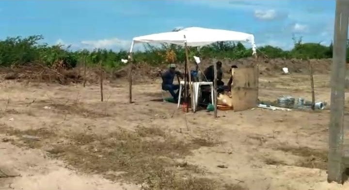 Acampamento de grileiros