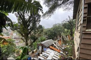 Ciclone atinge cidade no Rio Grande do Sul (Foto: Divulgação/Prefeitura de POA)